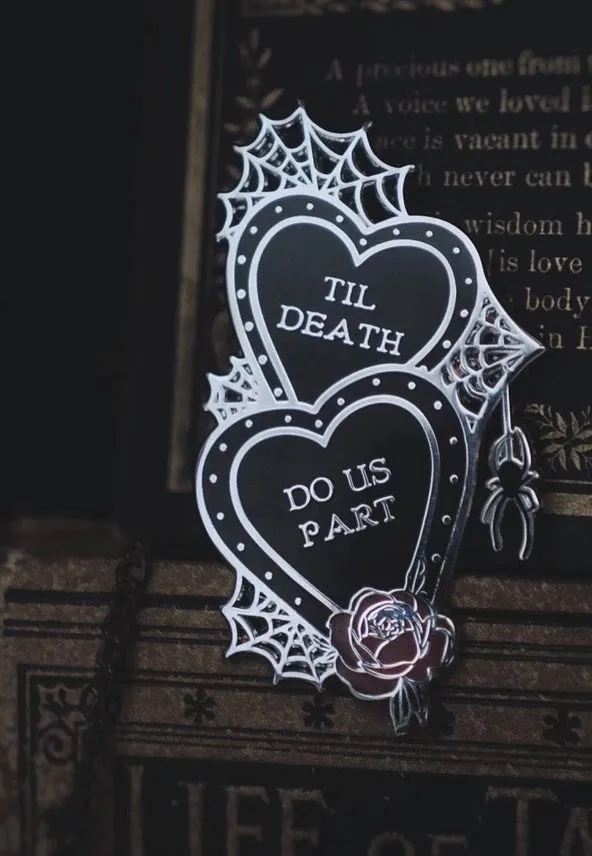 Lively Ghosts - Til Death Black - Pin