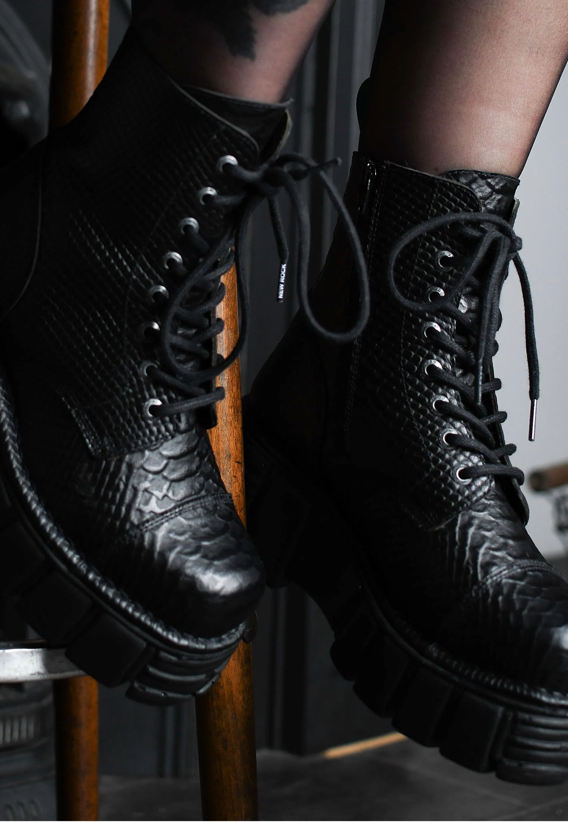 New Rock - M Mili 083C V11 Black - Girl Shoes