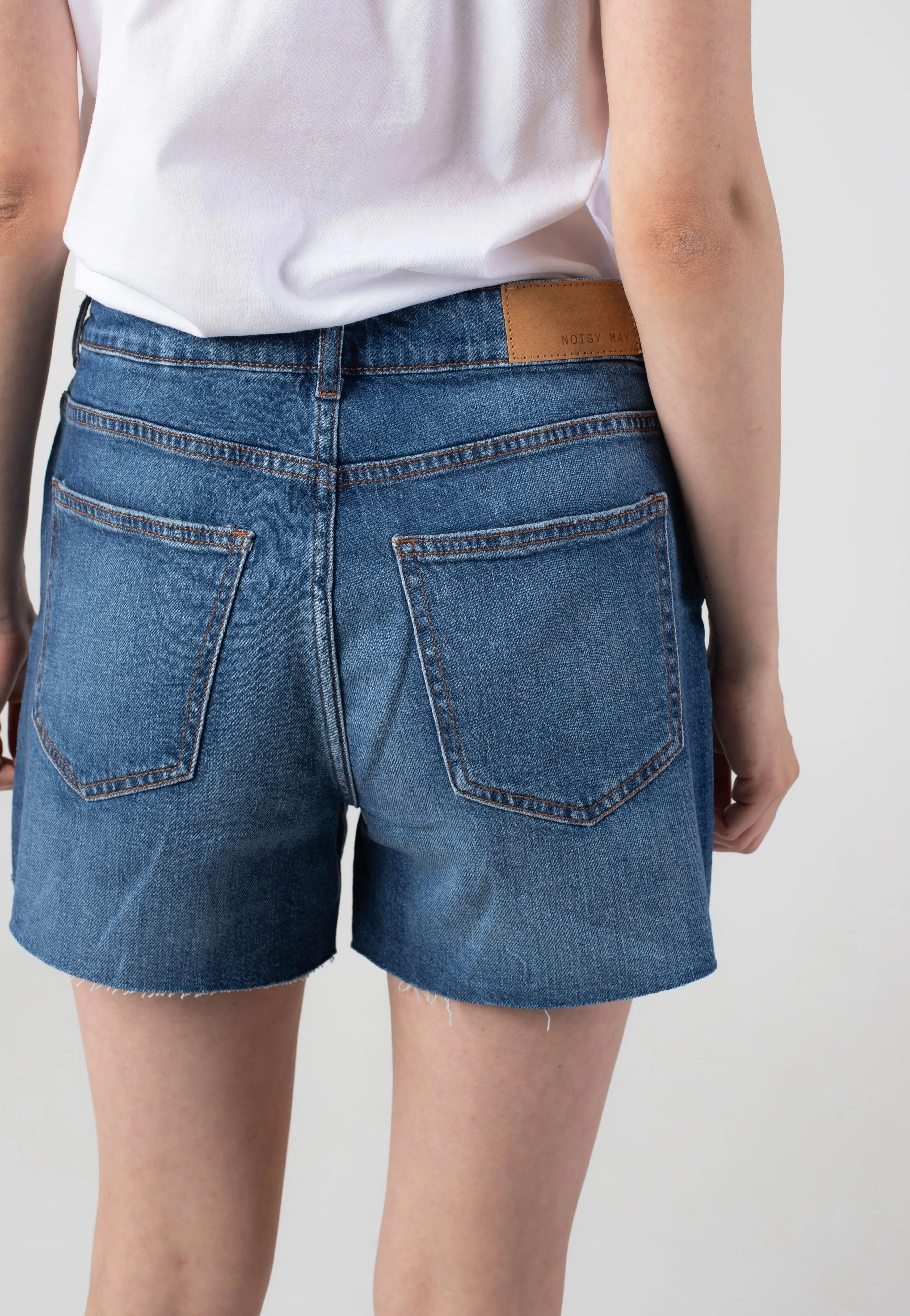 Noisy May - Rolla Regular Medium Blue Denim - Shorts