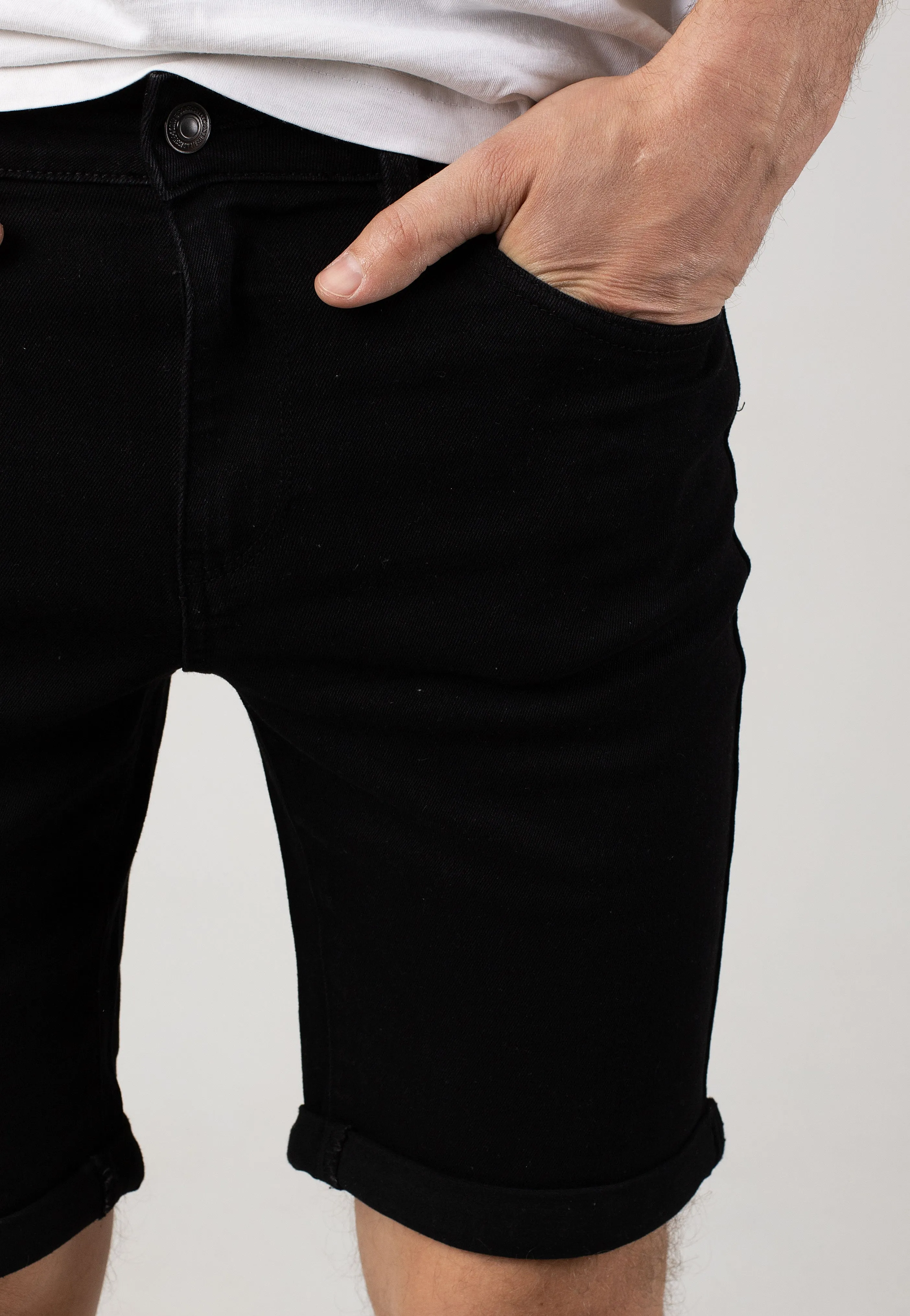 Only & Sons - Ply Black Denim - Shorts