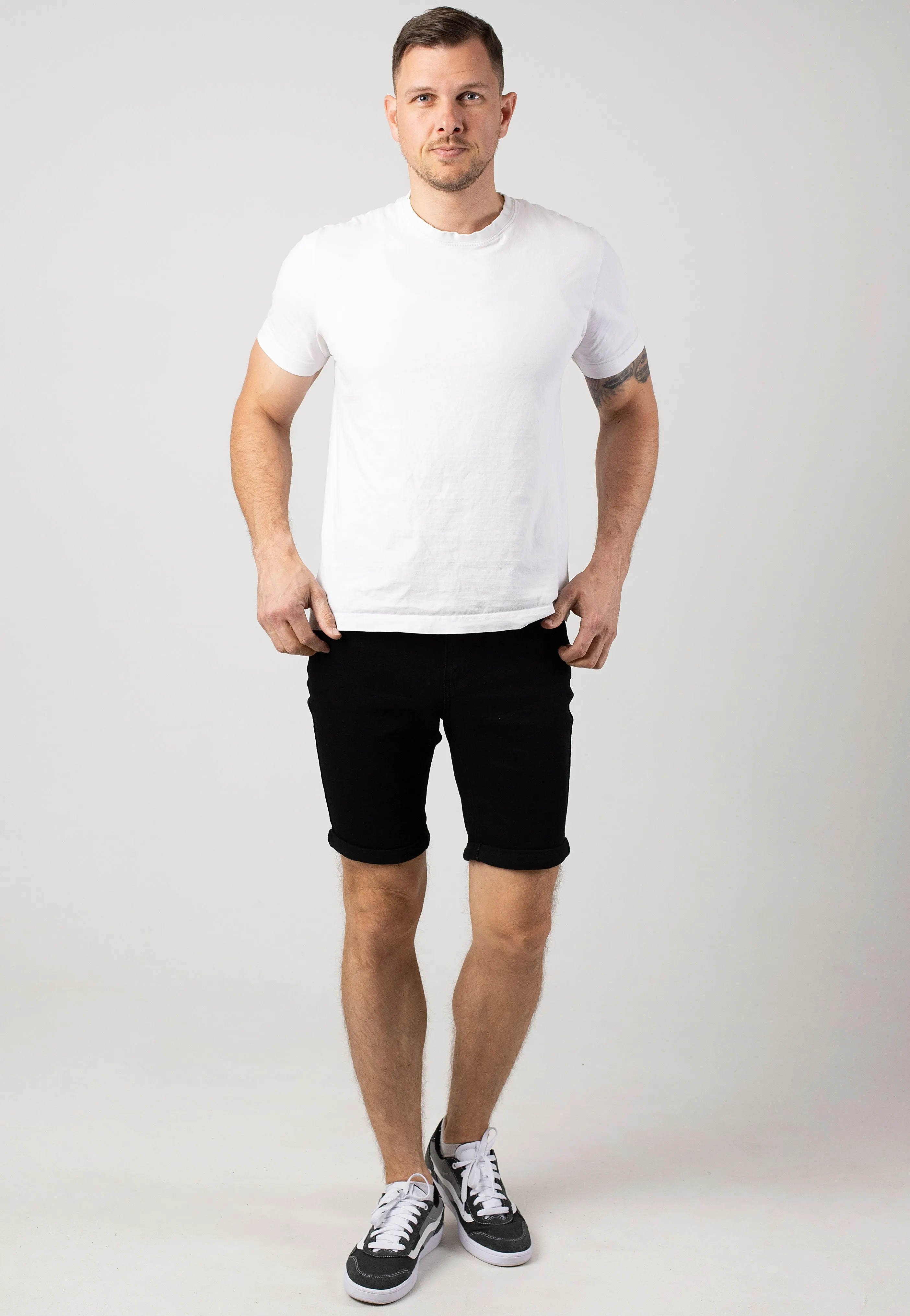 Only & Sons - Ply Black Denim - Shorts
