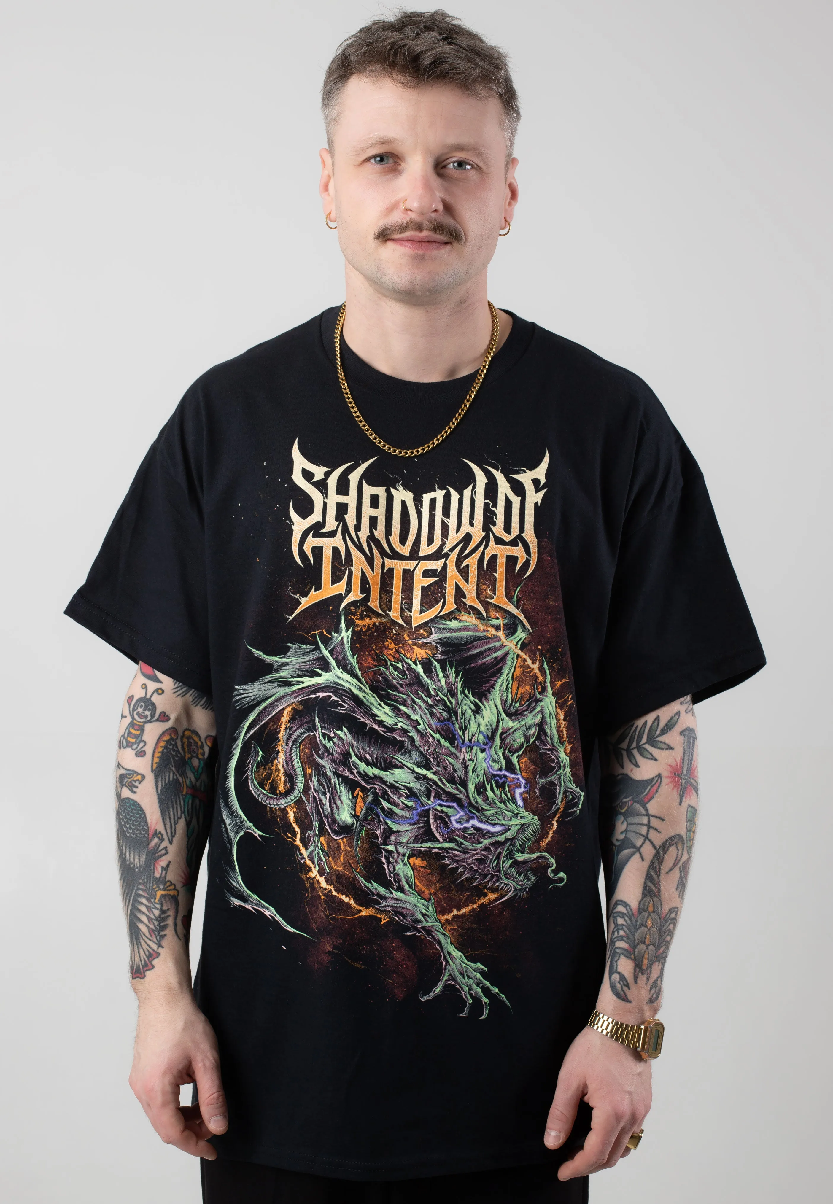 Shadow Of Intent - Fire Dragon - T-Shirt