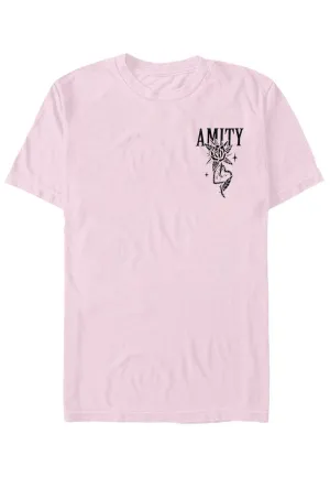 The Amity Affliction - Rose Heart Light Pink - T-Shirt