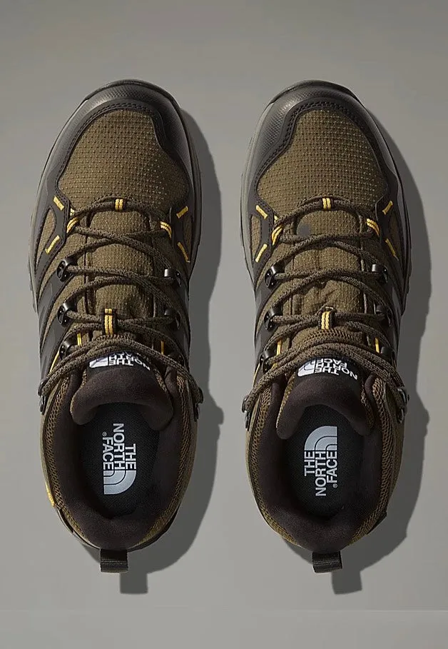 The North Face - Hedgehog Mid Gore Tex Netaupe Green/Tnf Black - Shoes