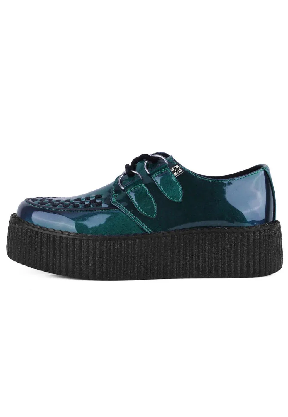 T.U.K. - Viva High Green Metallic - Girl Shoes