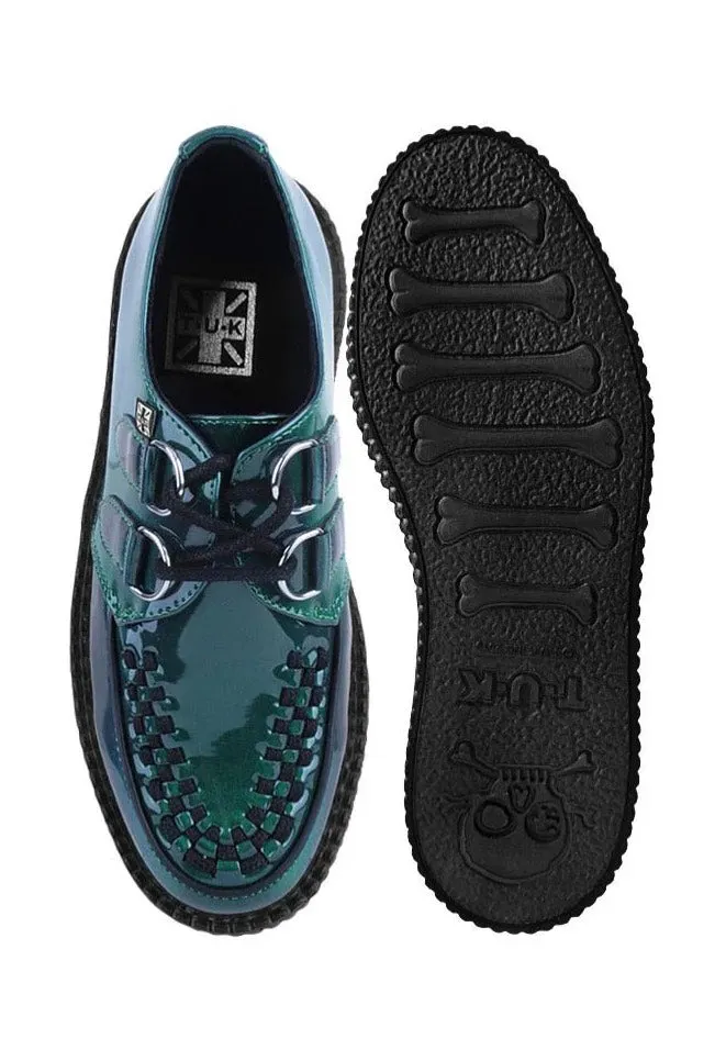 T.U.K. - Viva High Green Metallic - Girl Shoes