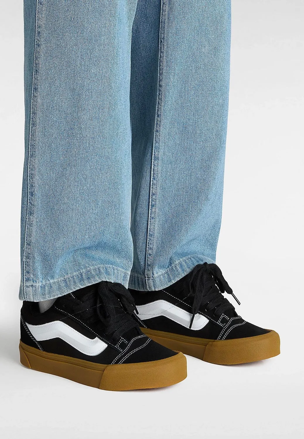 Vans - Knu Skool Black/Gum - Shoes