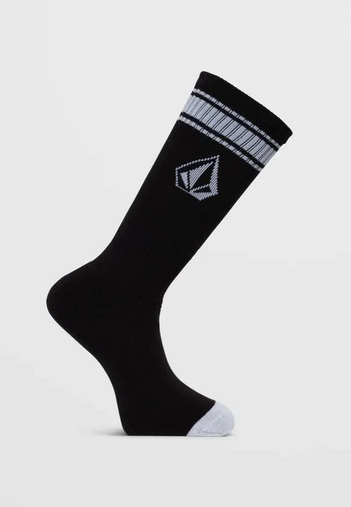 Volcom - High Stripe Black - Socks