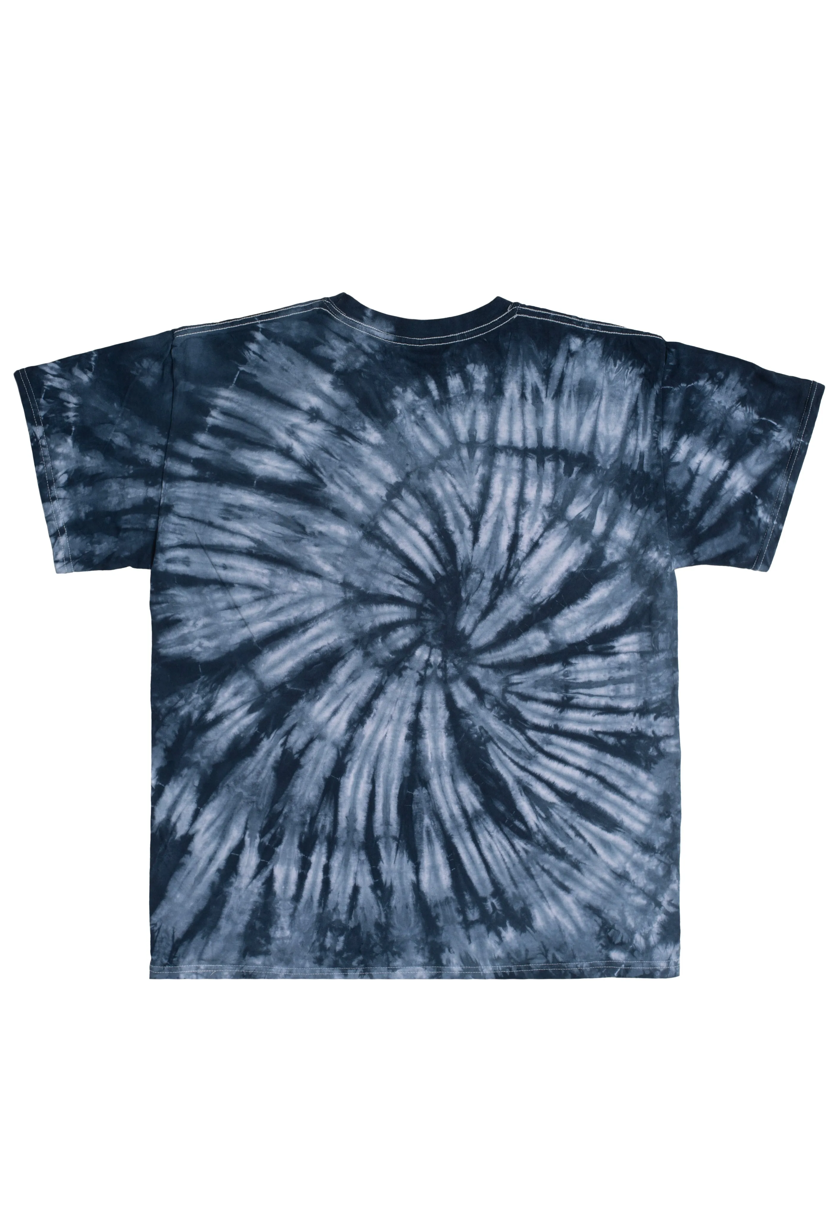 With Confidence - Skull Blue Tie Dye - T-Shirt